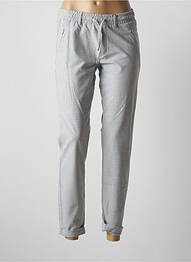 Pantalon chino taille normale taille normale gris PARA MI femme
