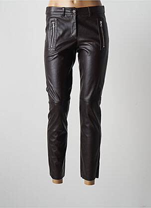 Pantalon slim taille normale taille normale marron MARC AUREL femme