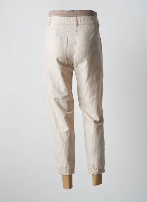 Pantacourt beige FREEMAN T.PORTER pour femme