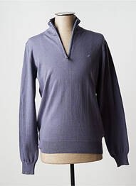 Pull stretch manches longues gris DANIEL HECHTER homme
