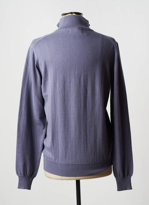 Pull stretch manches longues gris DANIEL HECHTER homme