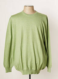 Pull stretch manches longues vert VIADESTE homme