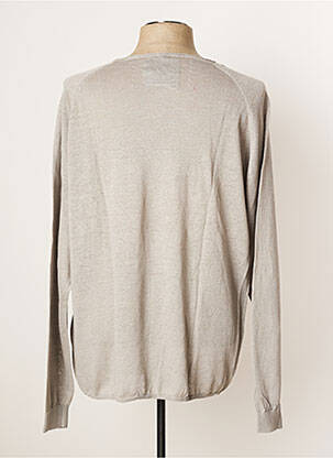 Pull stretch manches longues gris HECHTER STUDIO homme