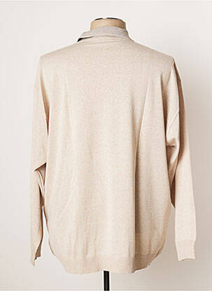 Pull stretch manches longues gris ENZO LORENZO homme