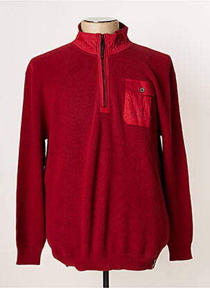 Pull rouge CALAMAR pour homme