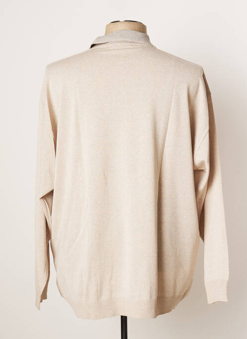 Pull stretch manches longues gris ENZO LORENZO homme