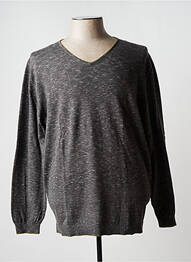 Pull col v manches longues gris NORTH 56°4 homme
