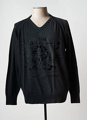 Pull col v manches longues gris REPLIKA homme