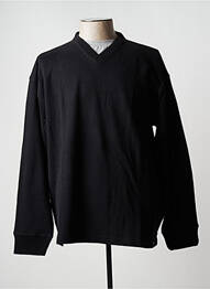 Pull col v manches longues noir DUKE homme