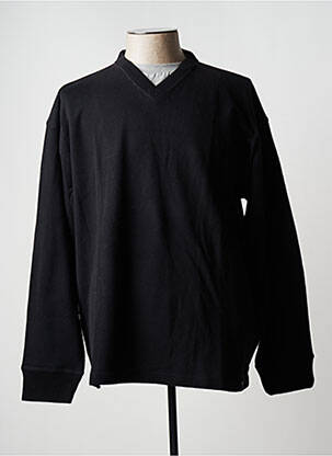 Pull col v manches longues noir DUKE homme