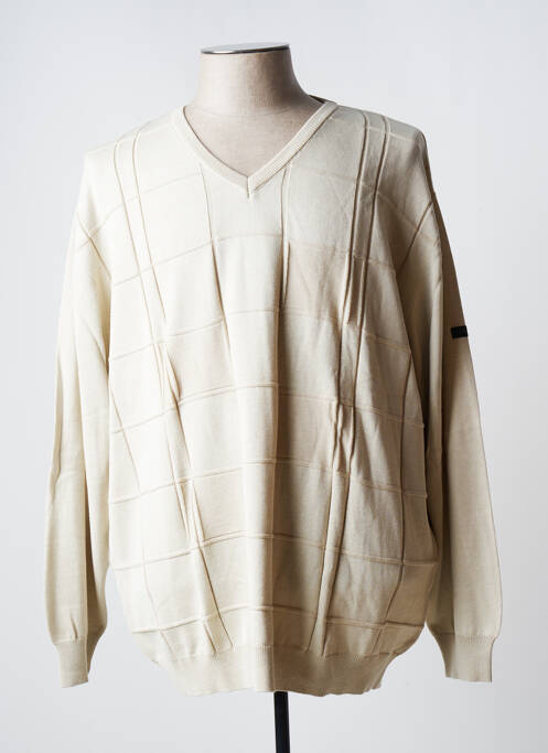 Pull beige MONTE CARLO pour homme