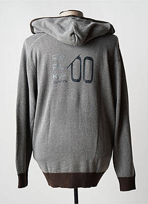 Veste casual resserrée sur le bas gris REPLIKA homme