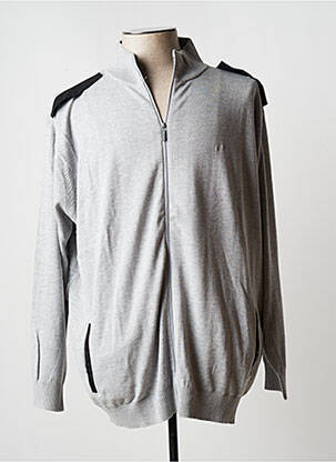 Veste casual resserrée sur le bas gris DANIEL HECHTER homme