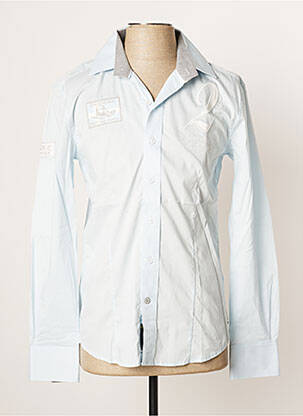 Chemise manches longues manches longues bleu VESTIAIRES PRINCIPAUTE CANNOISE homme