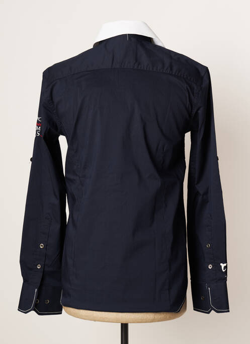 Chemise manches longues bleu VESTIAIRES PRINCIPAUTE CANNOISE pour homme