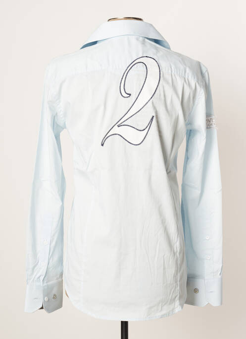 Chemise manches longues bleu VESTIAIRES PRINCIPAUTE CANNOISE pour homme