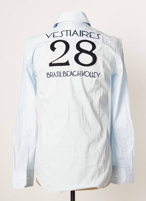 Chemise manches longues bleu VESTIAIRES PRINCIPAUTE CANNOISE pour homme