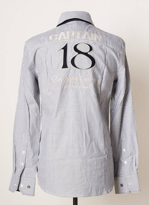 Chemise manches longues gris VESTIAIRES PRINCIPAUTE CANNOISE pour homme