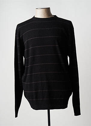 Pull stretch manches longues noir DUKE homme