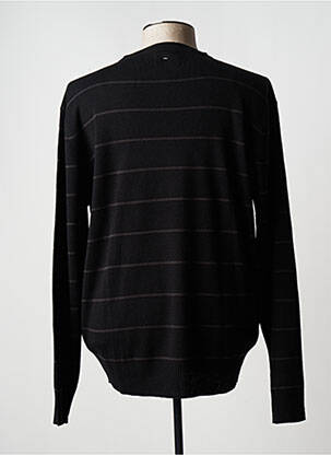 Pull stretch manches longues noir DUKE homme
