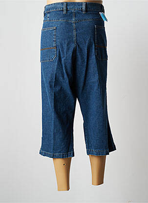 Pantacourt empiècements taille normale bleu HATTRIC homme