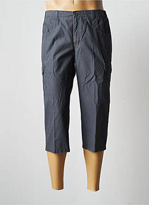Pantacourt taille élastique taille normale gris LUIGI MORINI homme