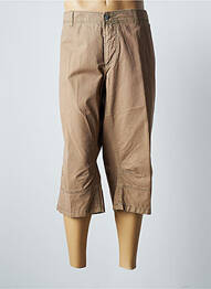 Pantacourt empiècements taille normale marron HATTRIC homme