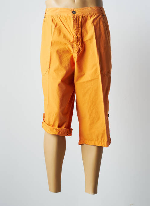 Pantacourt empiècements taille normale orange DANIEL HECHTER homme