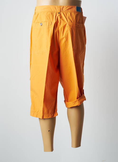 Pantacourt empiècements taille normale orange DANIEL HECHTER homme