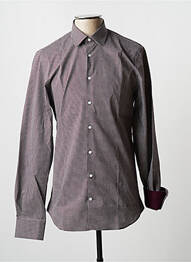 Chemise manches longues manches longues rouge DANIEL HECHTER homme