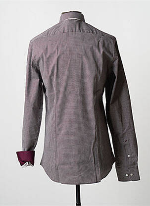 Chemise manches longues manches longues rouge DANIEL HECHTER homme