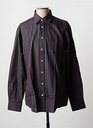 Chemise manches longues poches poitrine noir DANIEL HECHTER homme