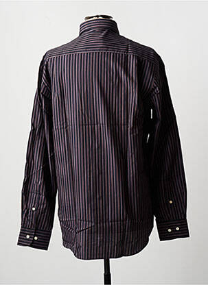 Chemise manches longues poches poitrine noir DANIEL HECHTER homme