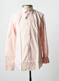 Chemise manches longues imprimé rayures orange DANIEL HECHTER homme