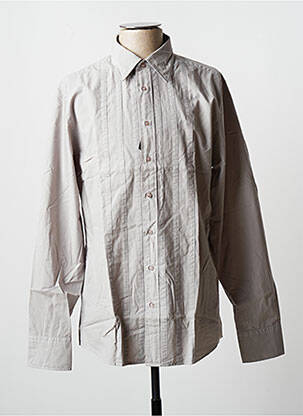 Chemise manches longues manches longues gris DANIEL HECHTER homme