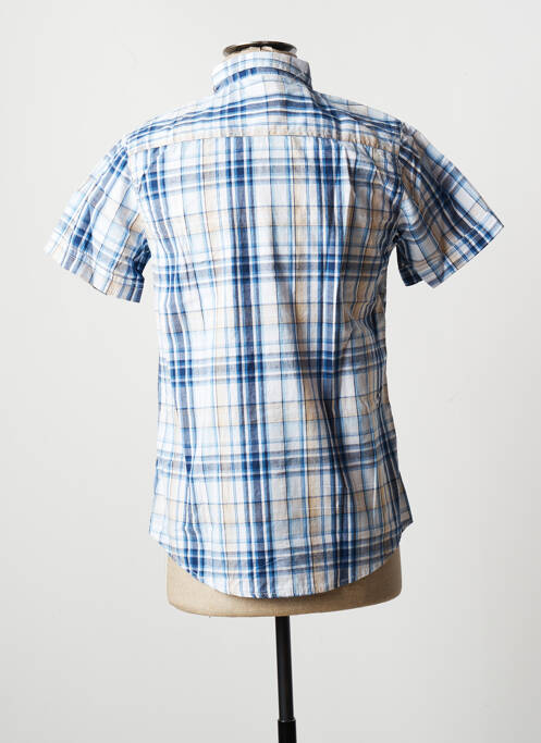 Chemise manches courtes bleu SCOTT-FOX pour homme