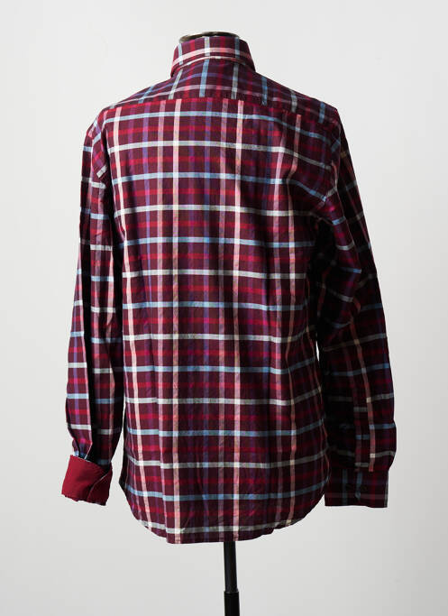 Chemise manches longues rouge DANIEL HECHTER pour homme