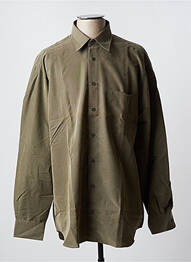 Chemise manches longues poches poitrine vert JUPITER homme