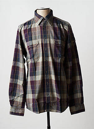Chemise manches longues poches poitrine violet CAMEL ACTIVE homme