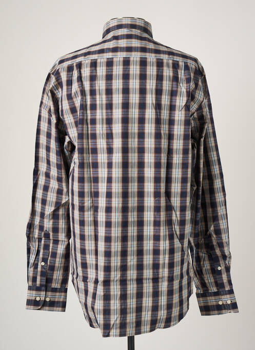Chemise manches longues bleu DANIEL HECHTER pour homme