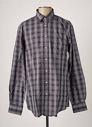Chemise manches longues manches longues gris DANIEL HECHTER homme