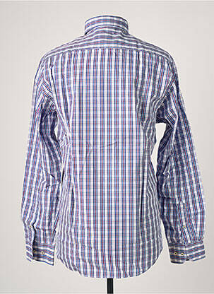 Chemise manches longues manches longues bleu DANIEL HECHTER homme