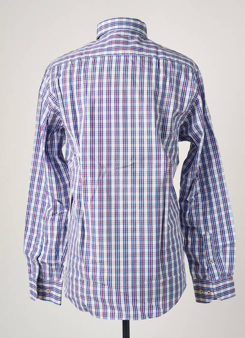 Chemise manches longues bleu DANIEL HECHTER pour homme