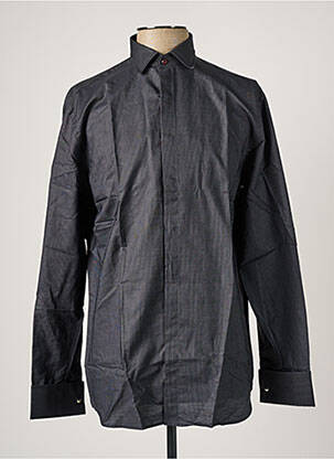 Chemise manches longues manches longues noir DANIEL HECHTER homme