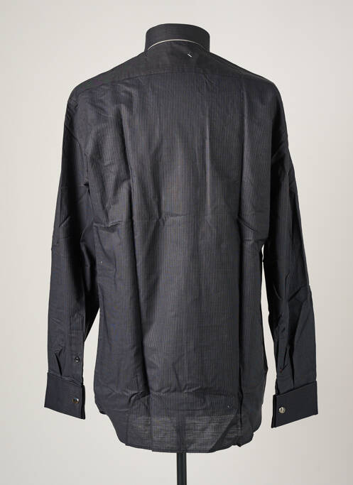 Chemise manches longues noir DANIEL HECHTER pour homme