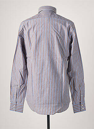 Chemise manches longues manches longues bleu DANIEL HECHTER homme