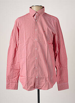 Chemise manches longues manches longues rouge DANIEL HECHTER homme