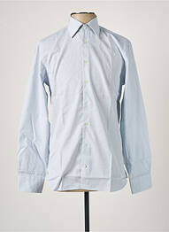 Chemise manches longues manches longues bleu DANIEL HECHTER homme