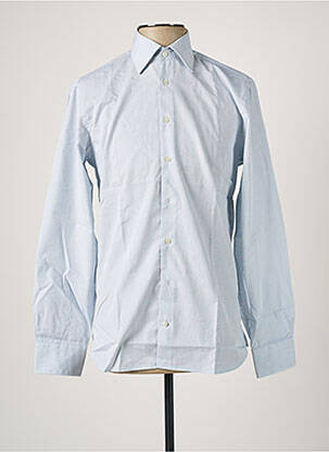 Chemise manches longues manches longues bleu DANIEL HECHTER homme