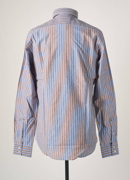 Chemise manches longues manches longues bleu DANIEL HECHTER homme